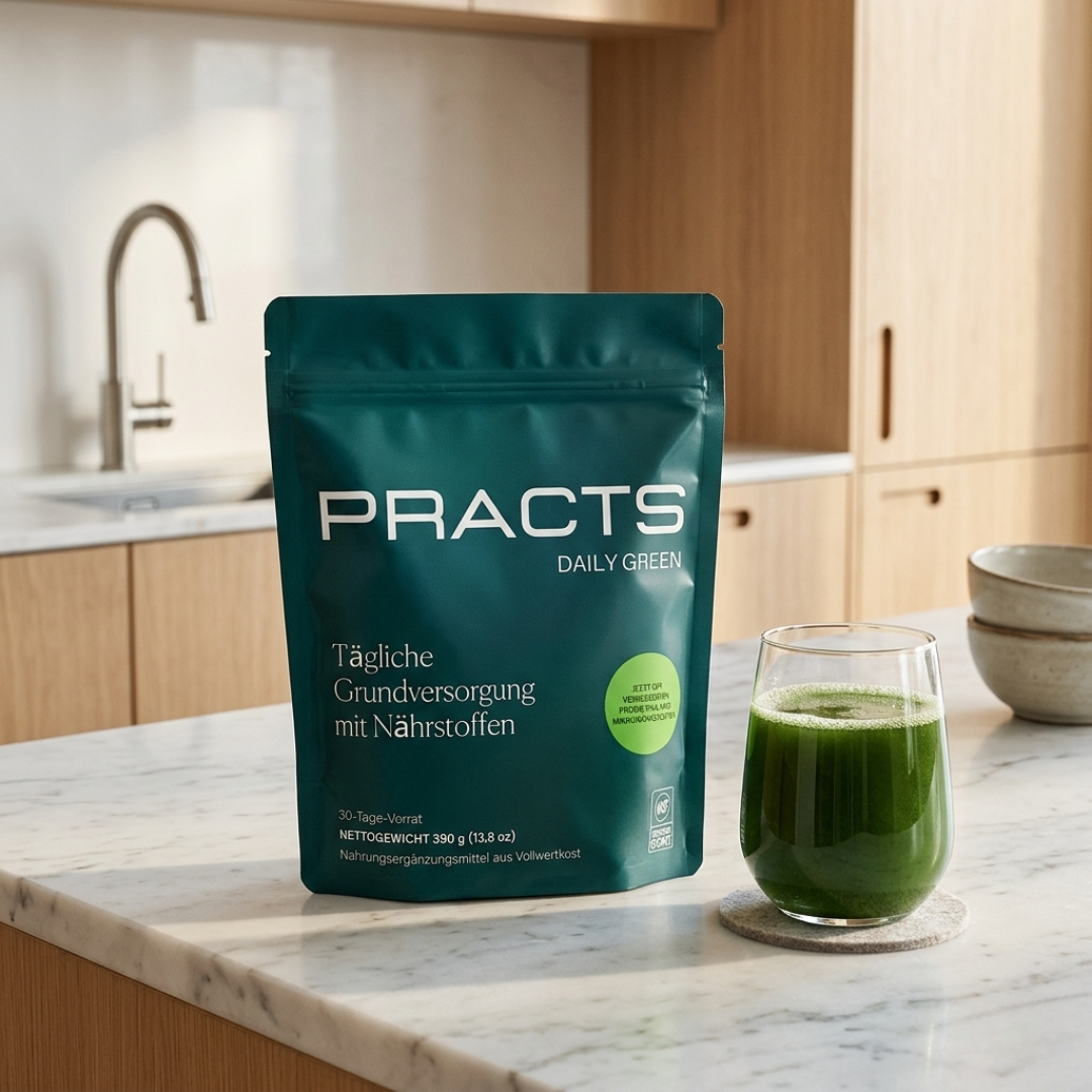 PRACTS Daily Green Powder Supplements-FR